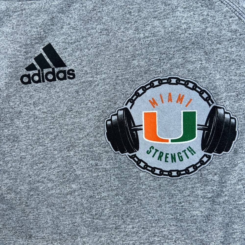 Adidas Dri-Fit University of Miami Long Sleeve Tee